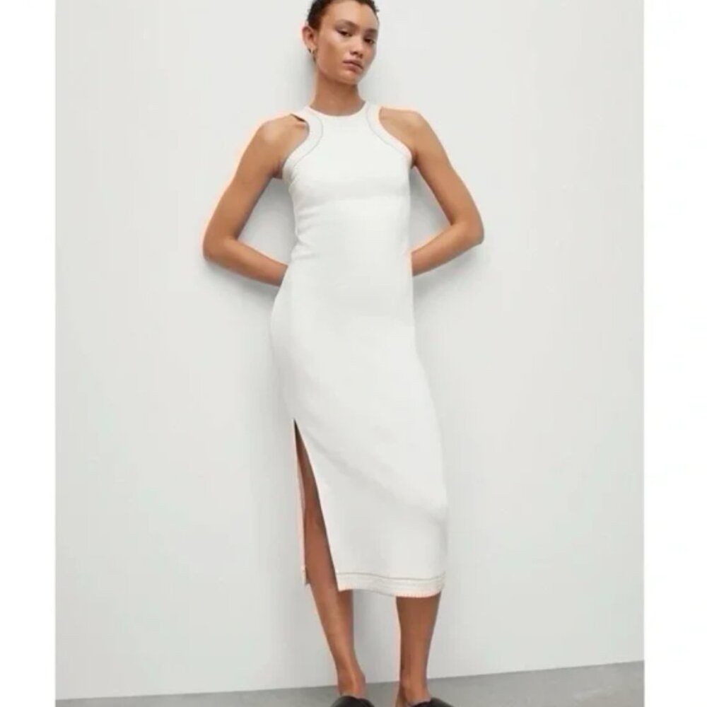 ALL SAINTS Mako Crochet Dress in Chalk White Sz US10 - NWT!